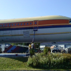 Flugzeugreinigung