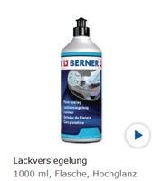 Lackversiegelung